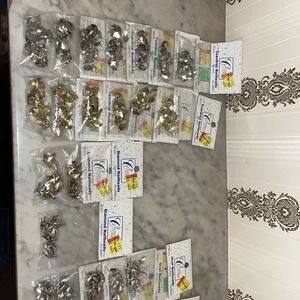 BeDazzler Replacement Metal Stud Studs Lot Press Silver Gold Circle Diamond